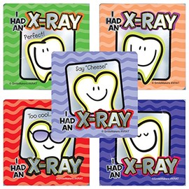 Dental X-ray Stickers - Prizes and Giveaways - 75 per Pack