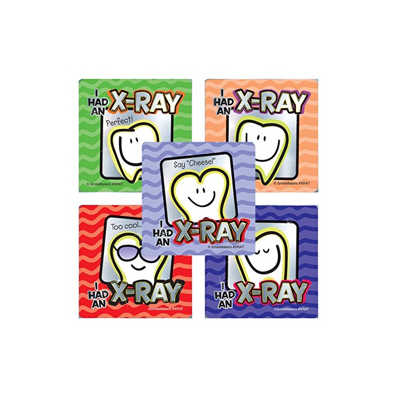 Dental X-ray Stickers - Prizes and Giveaways - 75 per