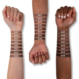 ORYX - Retractable Eyebrow Pencil with Eyebrow Brush by Impala I Automatic Eyebrow Filler I Ultra-pigmented I Waterproof I Transfer Resistant I Color 606 Brunette