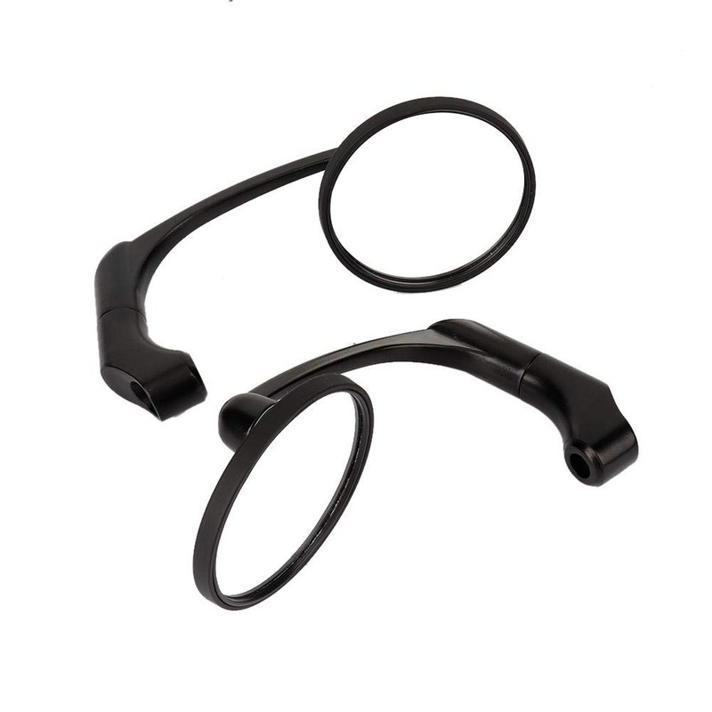 KIMISS Espejo retrovisor de motocicleta, Espejo retrovisor universal redondo modificado