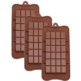Topolmold Dubai Style KitKat Chocolate Bar Mold - 3-Pack Silicone Candy Mold, Non-Stick, BPA-Free, Heat-Resistant, Durable & Flexible, Dishwasher Safe, Food-Grade Create Pistachio Chocolate Bars