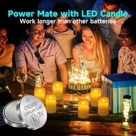 CR2450 Lithium Battery 3 Volt 600mAh Coin Button Cell 100 Pack