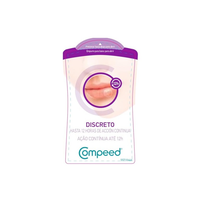 Compeed 15 Adesivos Tratamento Lesao Lábios Herpes Labial