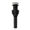 11/4'' Size Matte Black Plastic Basin Pop up Drain With