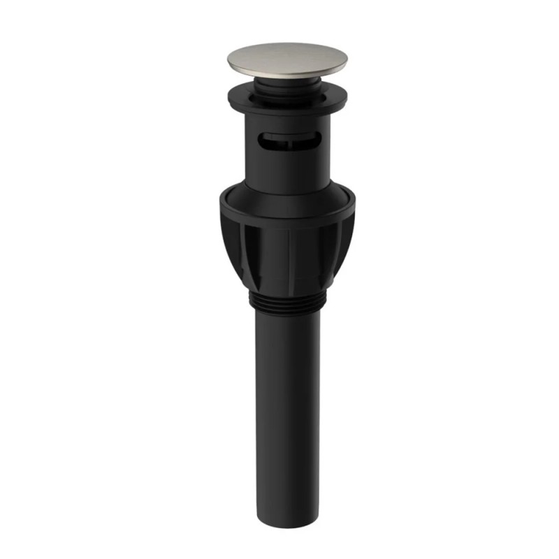 11/4'' Size Matte Black Plastic Basin Pop up Drain With
