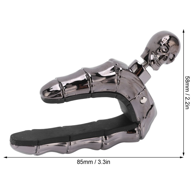 Guitar Capo Ballad Zinc Alloy Silicone Diacritics Skull Musical Instrument