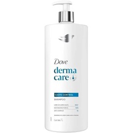 Dove Derma Care Shampoo Caspa Control 1 Litro 100% Libre de Caspa, Con Niacinamida, Complejo de Zinc, Regenera Cuero Cabelludo, Desarrollado con Dermatólogos