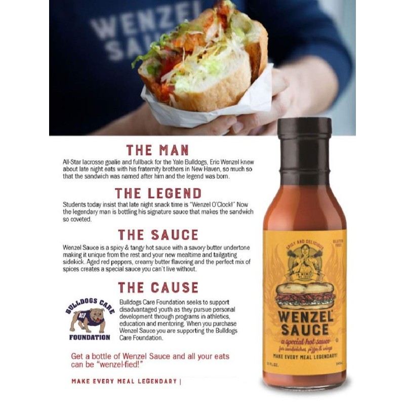 Wenzel | #1 Sandwich Hot Sauce Spicy Tangy Delicious Makes