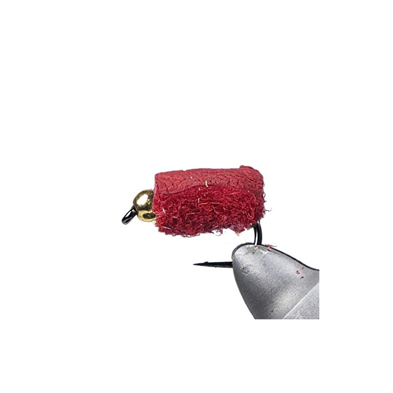 Bush Craft 80456 Fly Pellet #10 Beaded Blood Red x