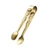 Gold Mini Stainless Steel Serving Tongs, Sugar Tongs - For