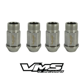 VMS RACING x8 VMS RACING T-304 STAINLESS STEEL PRO SERIES LUG NUTS 12X1.5 FOR HONDA ACURA