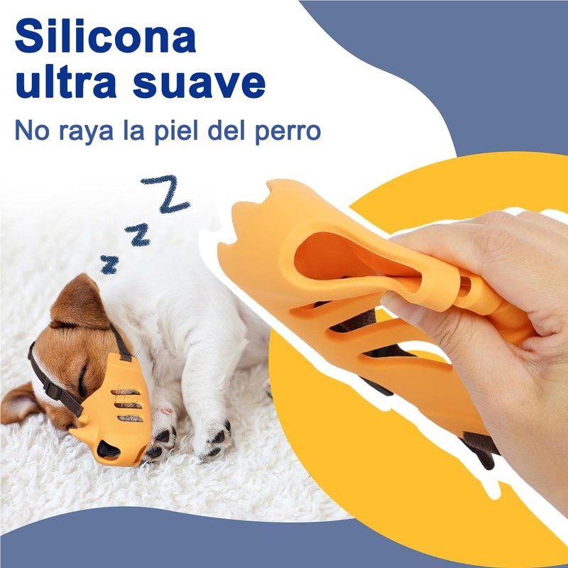 KOMPORY Bozal para Perro,Cubiertas de Boca de Perro con Forma