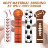 JarThenaAMCS 48Pcs Sport Bookmarks Rulers Basketball Football Soccer Baseball Reading