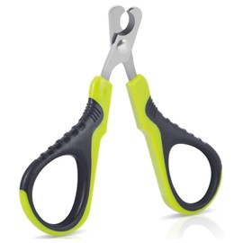 FIGCY Cat Claw Scissors with 20 Degree Cutting Head, Precise Cat Claw Cutter for Gentle Shortening, Cat Nail Scissors for Easy Handling, for Small Dogs and Cats