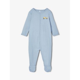 NAME IT Boys Organic Cotton Sleepwear Set, Blue (Dusty Blue)
