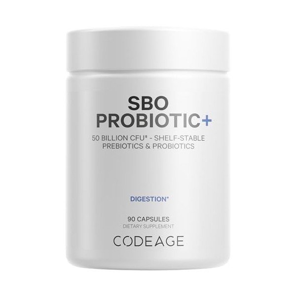 Codeage Codeage SBO Probiotics, 50 Billion CFUs Per Serving, Multi