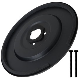 HaeKap Stainless Steels Escutcheon Replacement for Most Chateau One-Handle Tub and Shower Faucet Sets, Most Valves Using Threaded Escutcheons,Matte Black