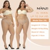 Manzi - Medias de nailon para mujer (4 pares), 4