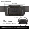 Topstache Horizontal Carry Leather Sheath for Belt, Natural Leather with