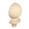 Blueprint Joinery Pine Ball Newel Post Cap, Clear Pine Ball