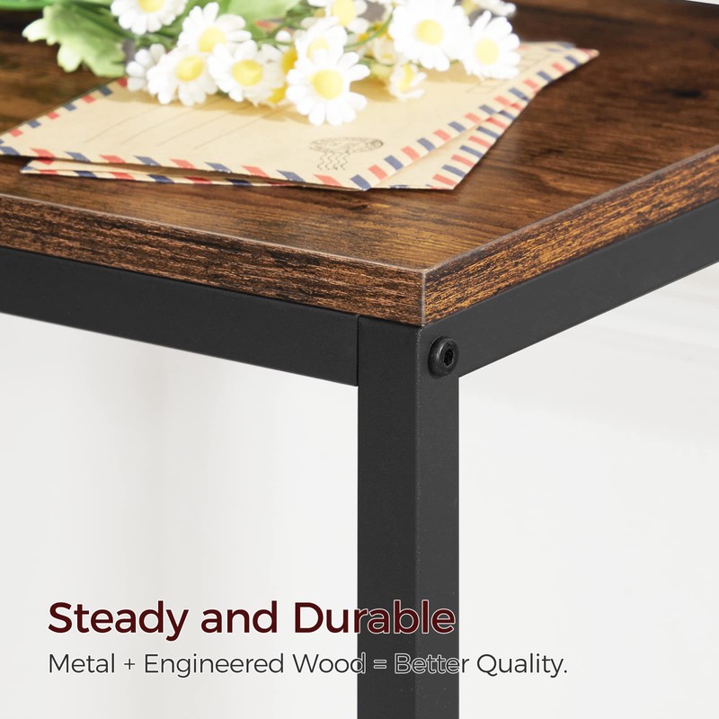 MAHANCRIS 78.7" Console Table with Power Outlet, Narrow Sofa Table,