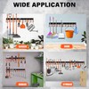 ELEAD 68'' All Metal Adjustable Garden Tool Organizer: Garage Tool