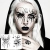 10 Sheets Scary Face Tattoos Halloween Temporary Tattoos Horrible Stitch