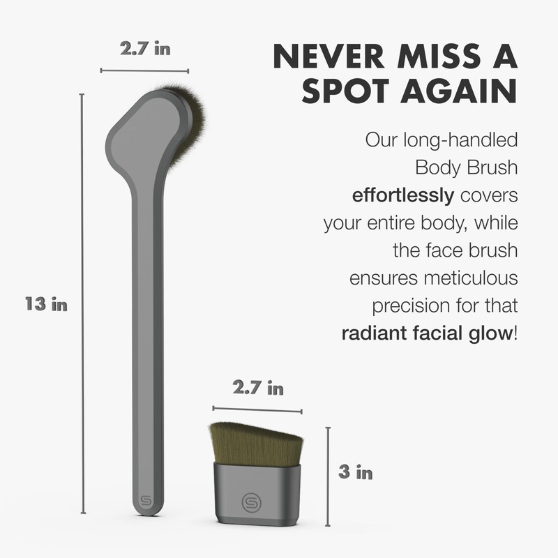 SONN Self Tanner Brushes - Body and Face Kabuki Brush