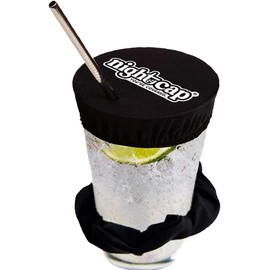 NightCap Scrunchie Drink Cover - Color: Pink