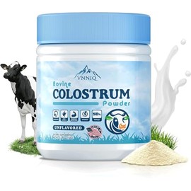 VNNIQ Grass-Fed Bovine Colostrum Supplement Powder for Humans Gut Health: Nutrient-Dense Colostrum