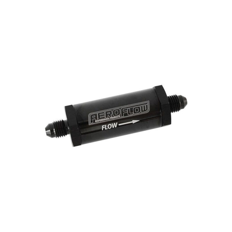 Aeroflow AF607-03BLK -3an Inline Fuel & Oil Filter Blue 30