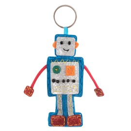 Trimits Felt Decoration Kits, 4.5 x 11.5cm, Robot Key Ring