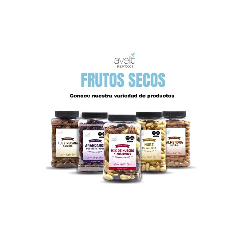 Avelit Superfoods Nuez de Castilla 230g Natural Sin Azúcar Sin
