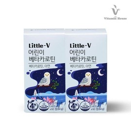 Vitamin House [Vitamin House Co., Ltd.] Children's beta-carotene 1+1 (consisting of 2 bottles) 4-month supply / eye health / [비타민하우스(주)] 어린이 베타카로틴 1+1 (2병 구성) 4개월분 /눈건강