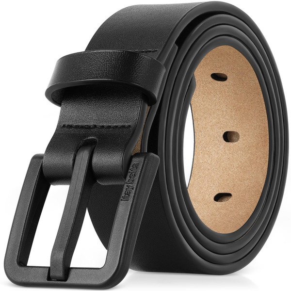 ITAY Metal Free Belt - Hypoallergenic Full Grain Leather TSA