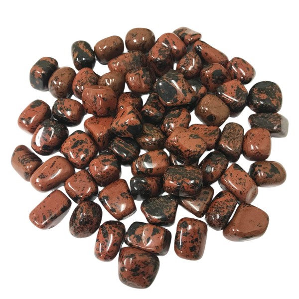 1 lb Natural Polished Mahogany Obsidian Gemstone Tumbled Stones Healing