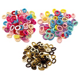 300 Pieces Of Elastic Mini Hair Rings, Girls' Hair Accessories, Colorful Hair Rings, Hairstyle Accessories, Ponytail Hair Accessories.