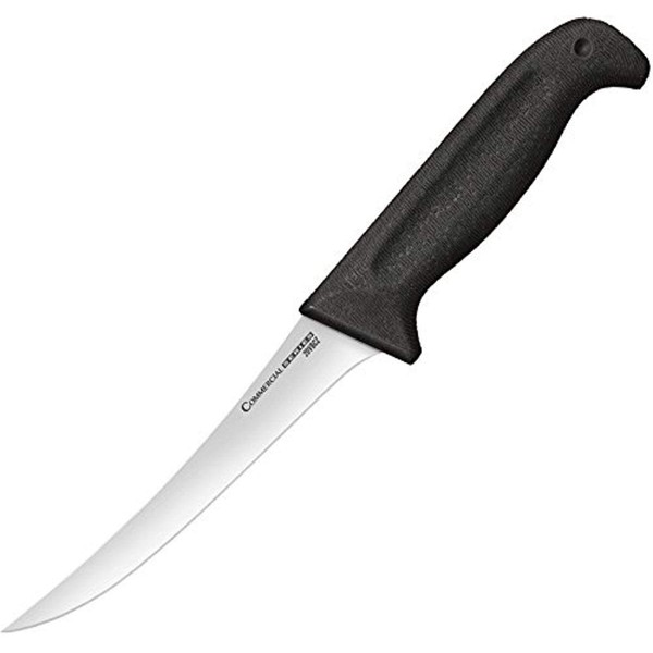 Cold Steel Commercial Series Stiff Curved Boning Knife, 6"