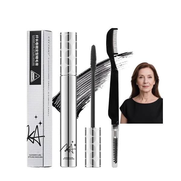 Mascara for Older Women 60 Plus,Black Prime Waterproof Length and