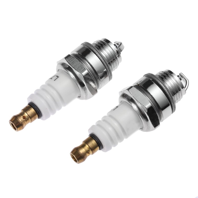 bowarepro 2Pcs 25cc 52cc 62cc Chainsaw 2-Stroke Spark Plugs for