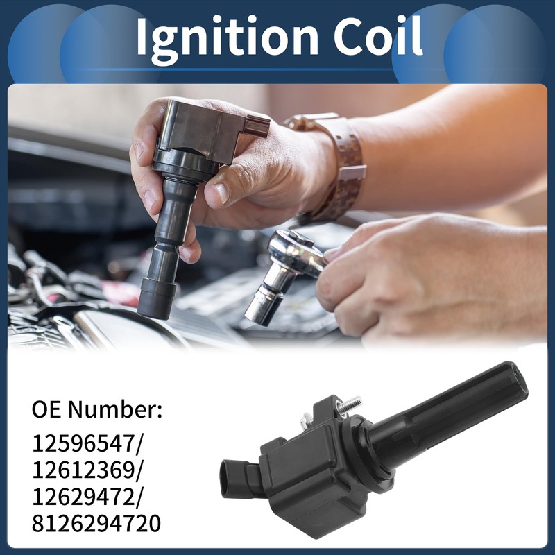 Motoforti Ignition Coil Ignition Coil Pack No.12596547/12612369/12629472/8126294720 for Buick Rainier