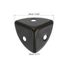 sourcing map 12Pcs Decorative Box Corner Cover, 18mm Metal Edge