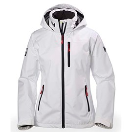 Helly-Hansen Women's Crew Hooded Jacket, 001 White, 4X-Large
