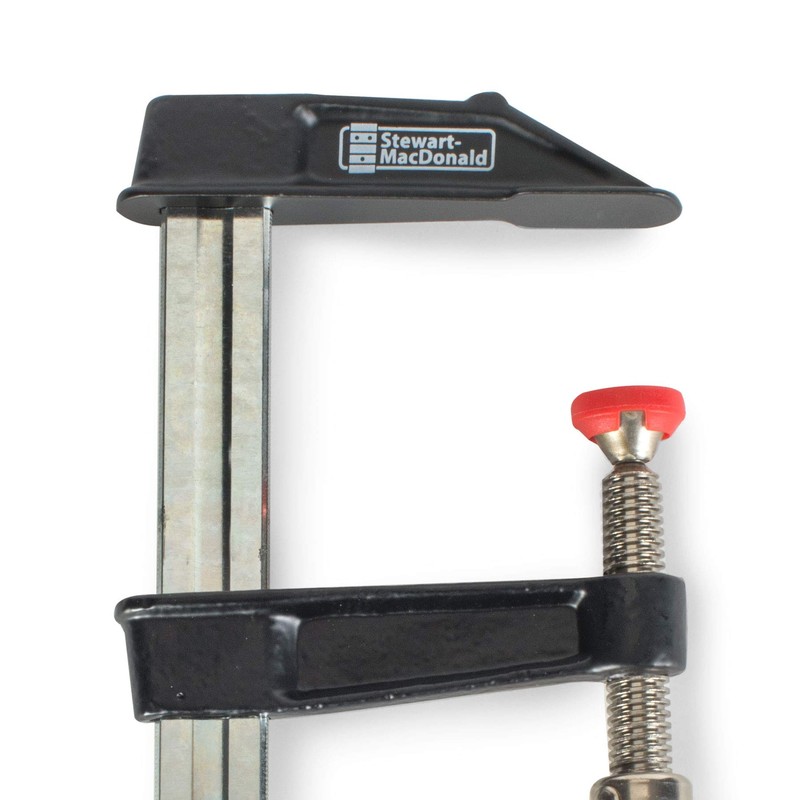 StewMac Heavy Duty 12" Steel Bar Clamp