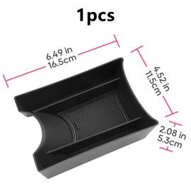 Bamyli Centre Console Organiser Compatible with VW Up Accessories GTI/Seat MII/Skoda Citigo Accessories Interior Storage Box Car Accessories Glove Box Bottom Centre Armrest
