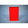 Leviton 1-Gang Blank Wallplate, Midway Size, PJ13-R, Red