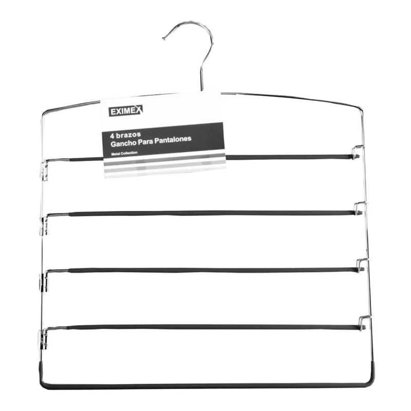 EXIMEX/BETTER Gancho Para Pantalones Con Antideslizante 5 Niveles