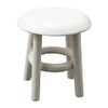 Dollhouse White Miniature Stool