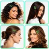 49 Pcs Glitter Teardrop Hair Clips for Women and Girls
