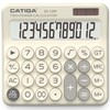 CATIGA Mechanical Switch Calculator with Solar and Battery Dual Power,